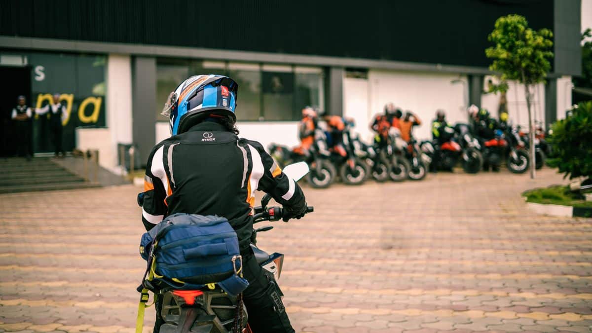 Motorcyclist on a highway, illustrating Texas motorcycle laws