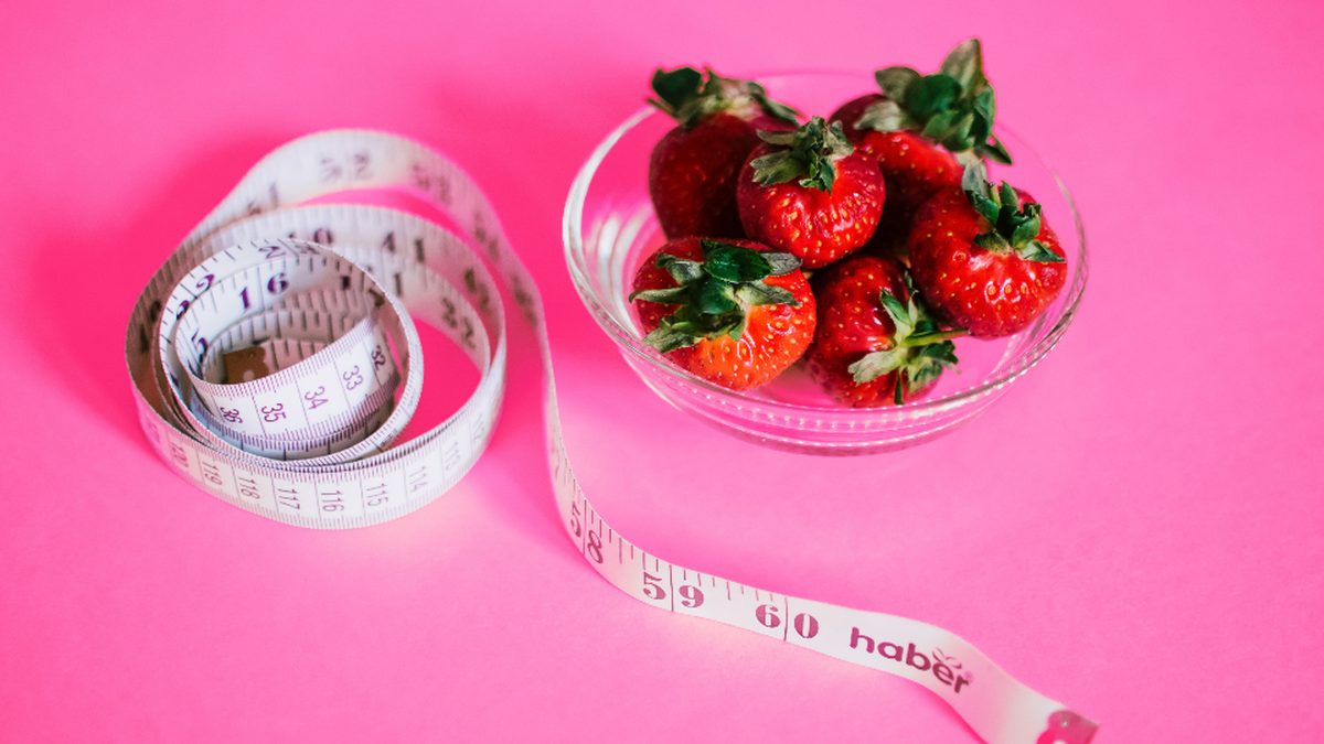 Tape measure of the type used to measure head circumference for a motorcycle helmet